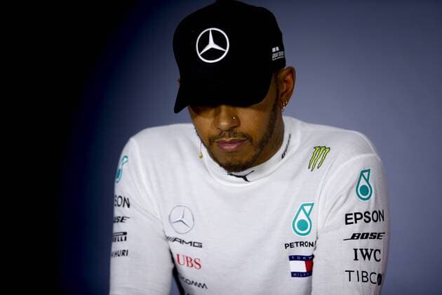 Motorsports: World Championship WM Weltmeisterschaft 2018; Grand Prix Azerbaijan, Grand Prix of Europe, Formula 1 2018 Azerbaijan Grand Prix, 44 Lewis Hamilton (GBR, Mercedes AMG Petronas F1 Team), Baku Azerbaijan