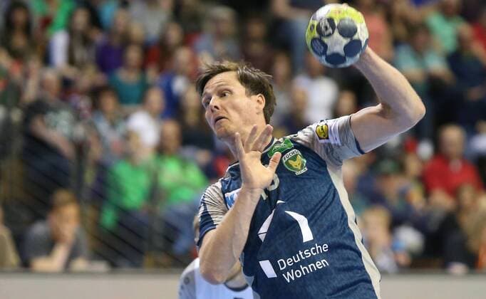 28 04 18 Handball EHF CUP Quarterfinal foxes Berlin CRO RK Nexe Image Hans Lindberg Handball EHF CUP Quarterfinal foxes Berlin CRO RK Nexe