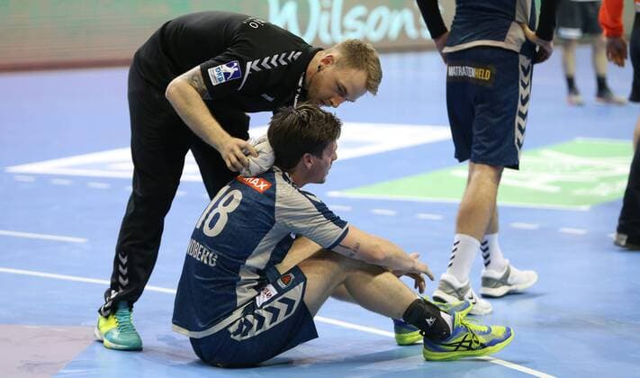 28 04 18 Handball EHF CUP Quarterfinal foxes Berlin CRO RK Nexe Image Hans Lindberg Handball EHF CUP Quarterfinal foxes Berlin CRO RK Nexe