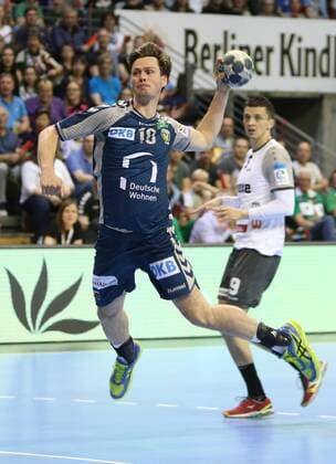 28 04 18 Handball EHF CUP Quarterfinal foxes Berlin CRO RK Nexe Image Hans Lindberg Handball EHF CUP Quarterfinal foxes Berlin CRO RK Nexe