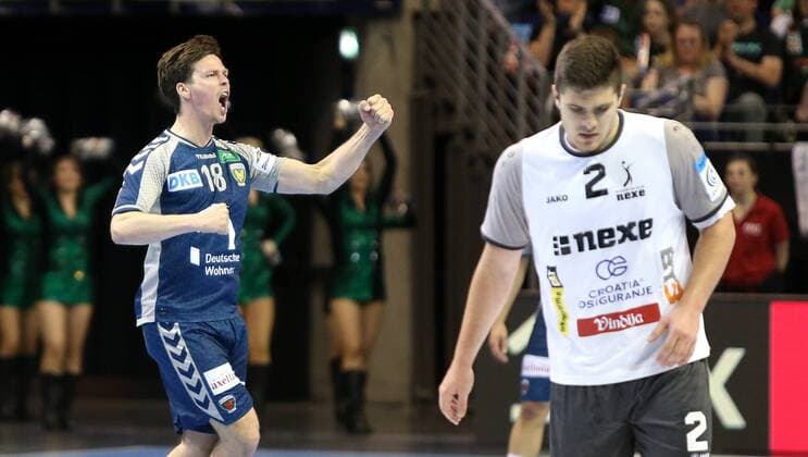 28 04 18 Handball EHF CUP Quarterfinal foxes Berlin CRO RK Nexe Image Hans Lindberg Handball EHF CUP Quarterfinal foxes Berlin CRO RK Nexe