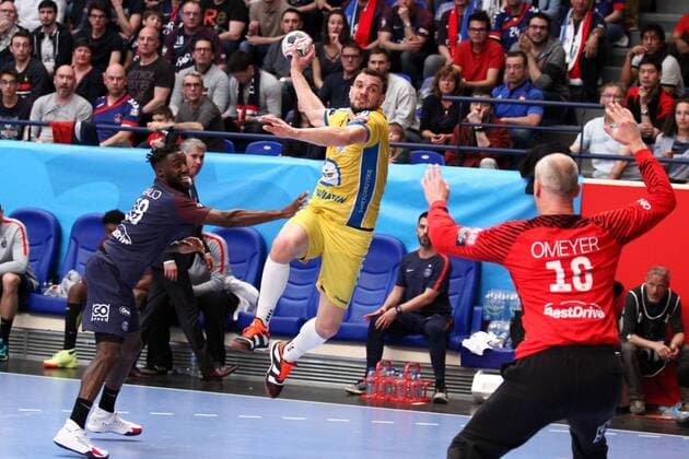 Michal Jurecki (Kielce) HANDBALL : Velux EHF Champions League - Quart de finale retour - Paris Saint-Germain Handball vs PGE Vive Tauron Kielce - 28 04 2018 KevinDomas Panoramic 
