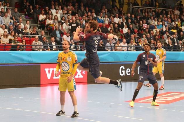 Bilder des Tages - SPORT Uwe Gensheimer HANDBALL : PSG Vs KIELCE - Champions League - 28 04 2018 MichaelBaucher Panoramic 