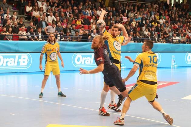 Henrik Jensen Mollgaard HANDBALL : PSG Vs KIELCE - Champions League - 28 04 2018 MichaelBaucher Panoramic 