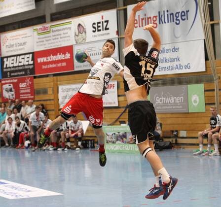 Maris Versakov TGS TV Neuhausen vs TGS Pforzheim Handball 3 Liga Neuhausen Copyright: xEibner-Pressefotox EP_akh