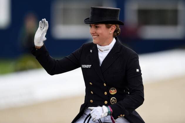 Dressage Horses and Dreams 2018 CDI4 Grand Prix Grand Prix GP Freestyle to Music on 28 04 2018 at Hof Kasselmann in Hagen a T W Victoria Michalke Germany Free up MT
