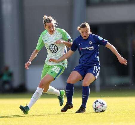 Lena Goessling VfL Wolfsburg Fran Kirby Chelsea LFC