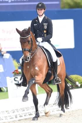 Dressage Horses and Dreams 2018 CDI4 GPS Grand Prix Special GPS on 29 04 2018 at the farm Kasselmann in Hagen a T W Sönke Soenke Rothenberger Germany on the horse Cosmo 59 ST