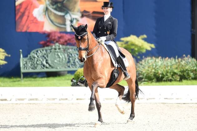 Dressage Horses and Dreams 2018 CDI4 GP Grand Prix Special GPS on 29 04 2018 at Hof Kasselmann in Hagen a T W Jessica von Bredow Werndl Germany on Horseback Zaire E ST