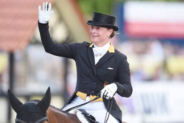 Dressage Horses and Dreams 2018 CDI4 GPS Grand Prix Special GPS on 29 04 2018 at Hof Kasselmann in Hagen a T W Isabell Werth Germany on horseback Emilio 107 ST