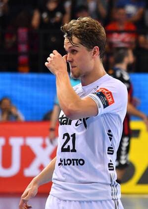 29.04.2018 Skopje(FYR Macedonia) HC Vardar-THW Kiel 2nd 1 4 final match Champions League men s handball Emil Frend-Öfors THW Kiel :Str 