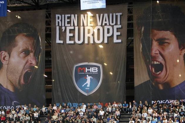 illustration europe mhb HANDBALL : Montpellier vs Flensburg - Ligue des Champions - 29 04 2018 RichardGosselin Panoramic 