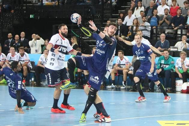 LUDOVI FABREGAS, mhb HANDBALL : Montpellier vs Flensburg - Ligue des Champions - 29 04 2018 RichardGosselin Panoramic 