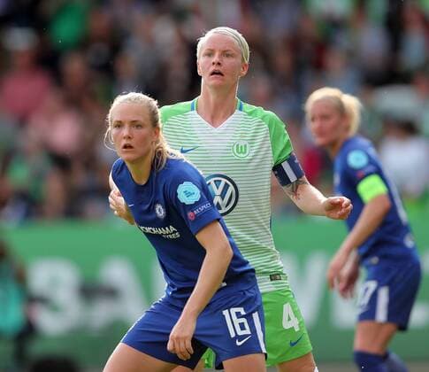 Magdalena Eriksson Chelsea LFC Nilla Fischer VfL Wolfsburg