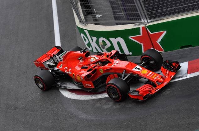 Sebastian Vettel Scuderia Ferrari formula 1 GP Baku Azerbaijan 29 04 2018 Photo mspb Jerry Andre Sebastian Vettel formula 1 GP Azerbaijan 2018