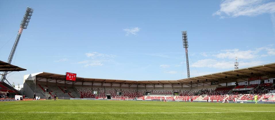 GER 3 Liga FC Rot Weiss Erfurt vs Werder Bremen II 29 04 2018 Erfurt Steigerwaldstadion Arena Erfurt GER 3 League Season 2017 2018 36 Gameday FC Rot Weiss Erfurt v Werder Bremen II did not find it
