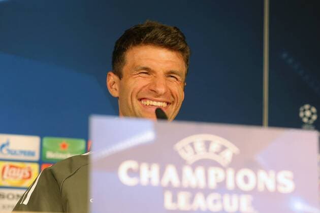 Thomas Mueller Bayern Munich 25 Press Conference Real Madrid CF vs Bayern Munich Champions League Semifinals Football 30 04 2018 Press Conference Real Madrid CF vs Bayern Munich Champions League Semifinals Football 30 04 2018 Madrid Copyright: xLanger Eibner-Pressefotox EP_HLR