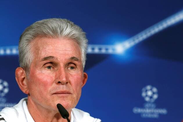 Bayern Munich s head coach Jupp Heynckes offers a press conference PK Pressekonferenz in Madrid, Spain, 30 April 2018. Bayern Munich will face Real Madrid in a Champions League semifinals second leg match the upcoming 01 May at Santiago Bernabeu stadium in the Spanish capital. Bayern Munich press conference !ACHTUNG: NUR REDAKTIONELLE NUTZUNG!  Copyright: xEmilioxNaranjox GRAF6070 20180430-636607070231676941