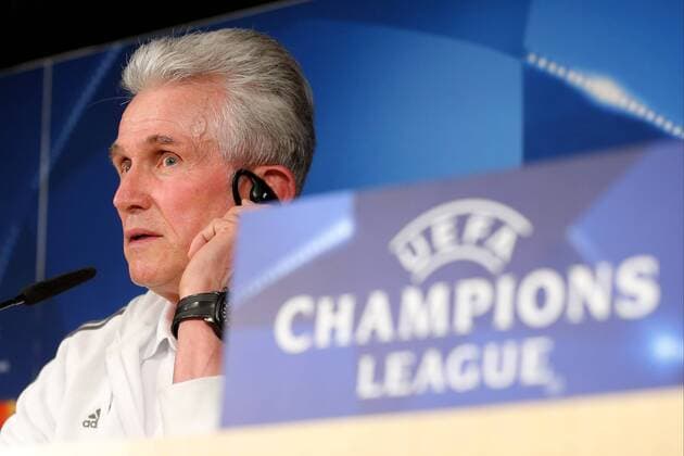Coach Jupp Heynckes FC Bayern Muenchen Press Conference Real Madrid CF vs Bayern Munich Champions League Semifinals Soccer 30 04 2018 Press Conference Real Madrid CF vs Bayern Munich Champions League Semifinals Football 30 04 2018 Madrid Copyright: xLanger Eibner-Pressefotox EP_HLR