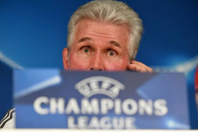 Jupp Heynckes Coach Bayern at the PK Press Conference PK before the match Real Madrid FC Bayern UEFA Champions League CL Semi Finals 1 2 Final Returnee Season 2017 2018 Soccer Soccer Soccer Men Germany Germany Madrid 30 4 2018 Stadion Bernabeu