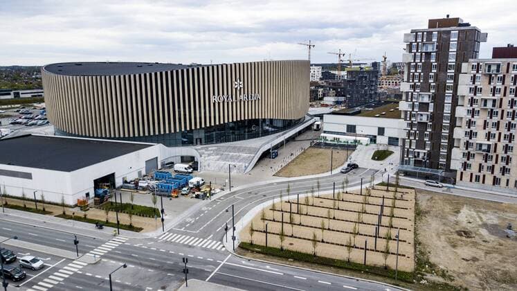 180501 Royal Arena photographed for the ice hockey World Cup on April 1, 2018 in Copenhagen  Copyright: LUDVIGxTHUNMAN BB180501LT008