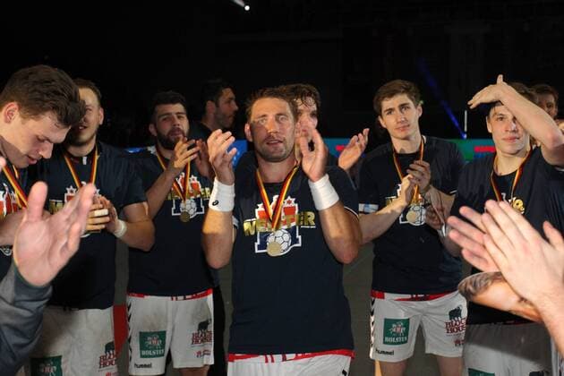 Handball 3 Bundesliga 2017 2018 Hamburg Handball vs MTV Brunswick Stefan Schröder Schroeder Hamburg says goodbye to sports hall Alsterdorf Hamburg