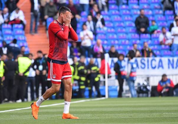 01 05 2018 xfux Football Champions League Real Madrid Bayern Munich Muenchen emspor v Sandro Wagner FC Bayern Muenchen Madrid