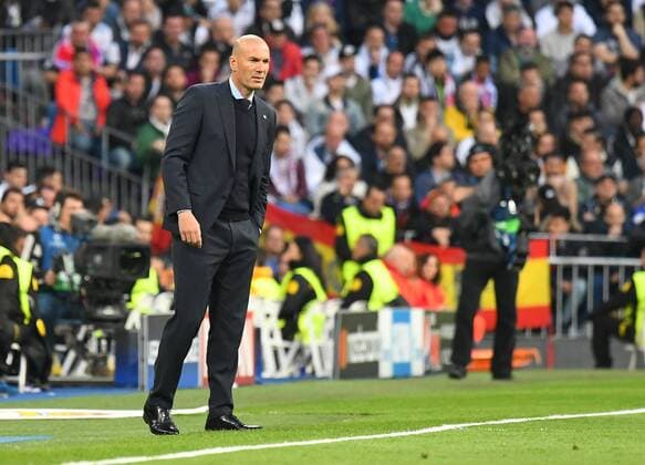 01 05 2018 xfux Football Champions League semi-finals Real Madrid Bayern Munich Muenchen emspor v l Coach Zinedine Zidane Real Madrid Madrid