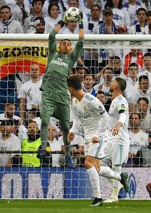 01 05 2018 xfux Football Champions League Semifinals Real Madrid Bayern Munich Emperors l Keylor Navas Real Madrid Cristiano Ronaldo Madrid Real Madrid Sergio Ramos Real Madrid Madrid