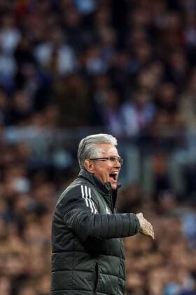 Bayern Munich s head coach Jupp Heynckes reacts during the UEFA Champions League semi finals second leg match between Real Madrid and Bayern Munich at Santiago Bernabeu Stadium, in Madrid, Spain, 01 May 2018. Real Madrid vs Bayern Munich !ACHTUNG: NUR REDAKTIONELLE NUTZUNG!  Copyright: xEMILIOxNARANJOx GRAF6592 20180501-636608077432073060