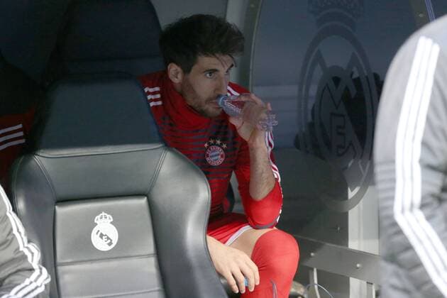 Javier Martinez FC Bayern Muenchen 8 on the bench Real Madrid CF vs Bayern Munich Champions League semi-final Football 01 05 2018 Real Madrid CF vs Bayern Munich Champions League Semifinals Football 01 05 2018 Madrid Copyright: xLanger Eibner-Pressefotox EP_HLR