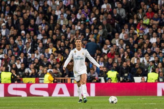 Real Madrid s Cristiano Ronaldo during the UEFA Champions League semifinal second leg match between Real Madrid and Bayern Munich, at the Santiago Bernabeu stadium, in Madrid, Spain, 01 May 2018. Real Madrid vs. Bayern Munich !ACHTUNG: NUR REDAKTIONELLE NUTZUNG!  Copyright: xRodrigoxJimenezx MAD30 20180501-636608099740067452