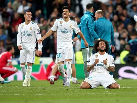 Lucas Vazquez CF Real Madrid CF 17 Marcelo Real Madrid CF Real Madrid FC CF Real Madrid CF CF Real Madrid CF CF Real Madrid CF CF Real Madrid CF CF Real Madrid CF Champions League semi-finals Football 01 05 2018 Real Madrid CF Champions League semi-finals Football 01 05 2018 Madrid Copyright: xLanger Eibner-Pressefotox EP_HLR
