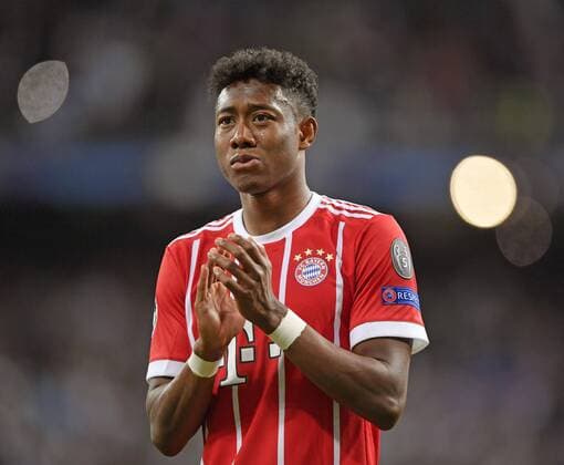 01 05 2018 Football UEFA Champions League 2017 2018 Semifinal Second leg Real Madrid FC Bayern Munich at Bernabeu Stadium Madrid David Alaba Bayern Munich cries bitter tears after the match