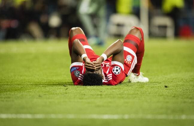 Madrid 01 05 2018 David Alaba FCB disappointed Real Madrid Bayern Munich