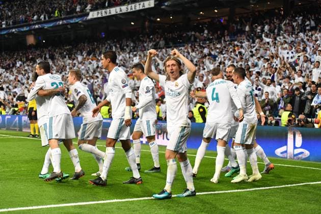 2 1 Real Madrid FC Bayern UEFA Champions League CL Semi Finals 1 2 Final Reteam Season 2017 2018 Soccer Soccer Soccer Men Germany Germany Madrid 1 5 2018 Stadion Bernabeu