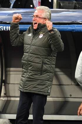 Jupp HEYNCKES Bayern Munich rejoicing delight after the gate to the 2 2 joy joy enthusiasm single image trimmed single motive half figure half figure football Champions League semi-final Real Madrid FC Bayern Muenchen 2 2 am 01 05 2018 E S T A D I O S A N A G A B E R N A B E U