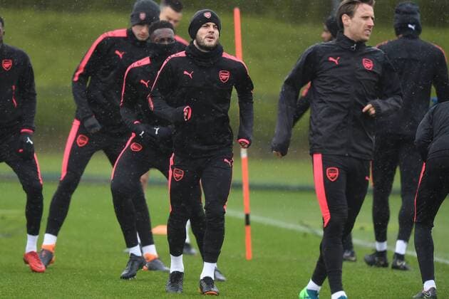 Arsenal Training Jack Wilshere during the Arsenal training session at Colney Training Centre, Colney Content Not Available For UK Newspapers Copyright: xSimonxDaelx FIL-11738-0027