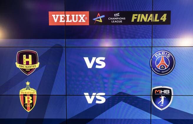 Draw Final 4 Handball Champions League Koeln Germany Date 02 05 2018 Pairings
