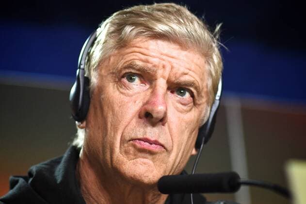 Arsenal press conference PK Pressekonferenz Arsenal manager Arsene Wenger during the Arsenal Press Conference at the Wanda Metropolitano Stadium, Madrid Content Not Available For UK Newspapers Copyright: xKristianxKanex FIL-11736-0008
