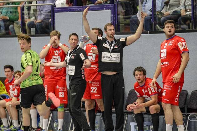 TV Emsdetten HBW Balingen Weilstetten Coach of the Balinger Handball 2 League TV Emsdetten HBW Balingen 02 05 2018 Emsdetten Copyright: xEIBNER Oberheimx EP_OBERHEIM