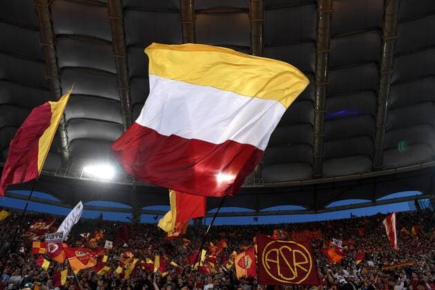 Tifosi Roma Supporters Roma 02-05-2018 Stadio Olimpico Football Calcio UEFA Champions League 2017 2018 AS Roma - Liverpool Semifinali di ritorno, Semi finals 2nd leg Foto Andrea Staccioli Insidefoto andreaxstaccioli