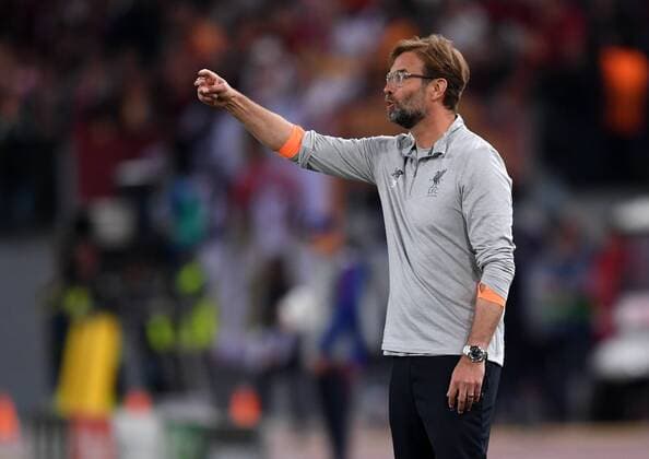 FOOTBALL CHAMPIONS LEAGUE SEASON 2017 2018 SEMI-FINAL RUECKSPIEL AS Roma Liverpool FC 02 05 2018 Coach Juergen Klopp FC Liverpool engaged on the sidelines Rome