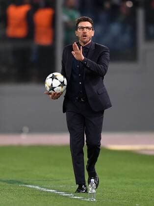 FOOTBALL CHAMPIONS LEAGUE SEASON 2017 2018 SEMI-FINAL RUECKSPIEL AS Roma Liverpool FC 02 05 2018 Coach Eusebio Di Francesco AS Rome Rome