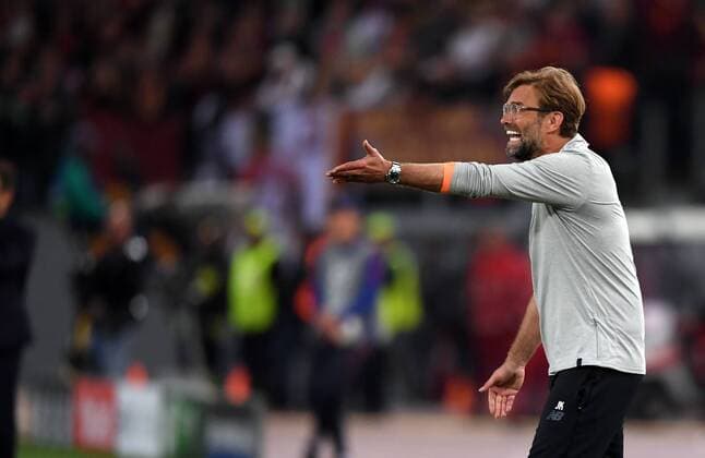 FOOTBALL CHAMPIONS LEAGUE SEASON 2017 2018 SEMI-FINAL RUECKSPIEL AS Roma Liverpool FC 02 05 2018 Coach Juergen Klopp FC Liverpool engaged on the sidelines Rome