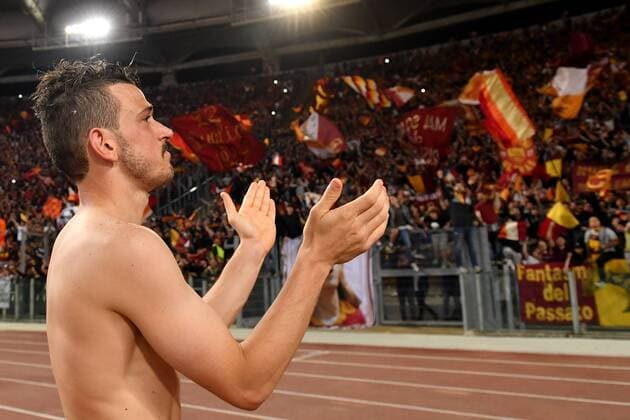 Alessandro Florenzi Roma Delusione Dejection Roma 02-05-2018 Stadio Olimpico Football Calcio UEFA Champions League 2017 2018 AS Roma - Liverpool Semifinali di ritorno, Semi finals 2nd leg Foto Andrea Staccioli Insidefoto andreaxstaccioli