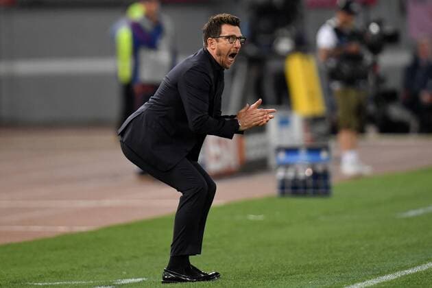 Eusebio Di Francesco Roma Roma 02-05-2018 Stadio Olimpico Football Calcio UEFA Champions League 2017 2018 AS Roma - Liverpool Semifinali di ritorno, Semi finals 2nd leg Foto Andrea Staccioli Insidefoto andreaxstaccioli