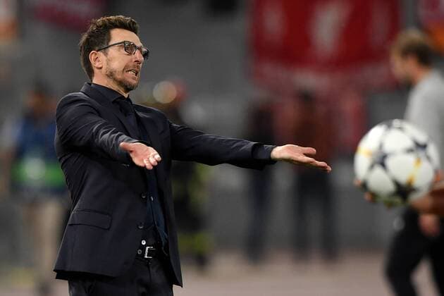 Eusebio Di Francesco Roma Roma 02-05-2018 Stadio Olimpico Football Calcio UEFA Champions League 2017 2018 AS Roma - Liverpool Semifinali di ritorno, Semi finals 2nd leg Foto Andrea Staccioli Insidefoto andreaxstaccioli