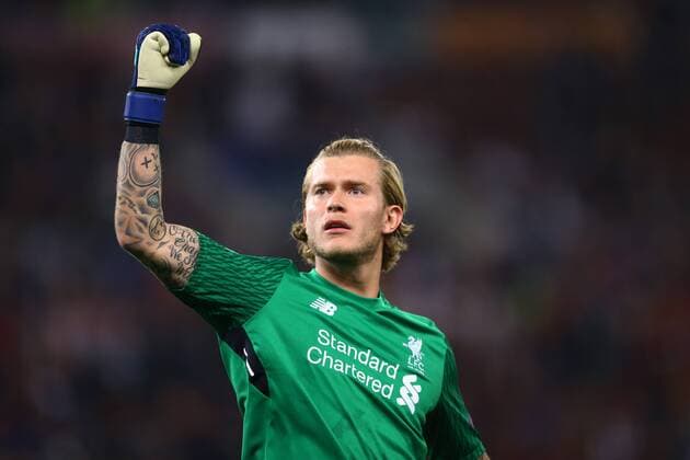 Bilder des Tages - SPORT May 2, 2018 - Rome, Italy - Loris Karius of Liverpool celebrates at Olimpico Stadium in Rome, Italy on May 02, 2018. A.S. Roma v Liverpool - UEFA Champions League Semi Final Second Leg  - ZUMAn230 20180502_zaa_n230_900 Copyright: xMatteoxCiambellix