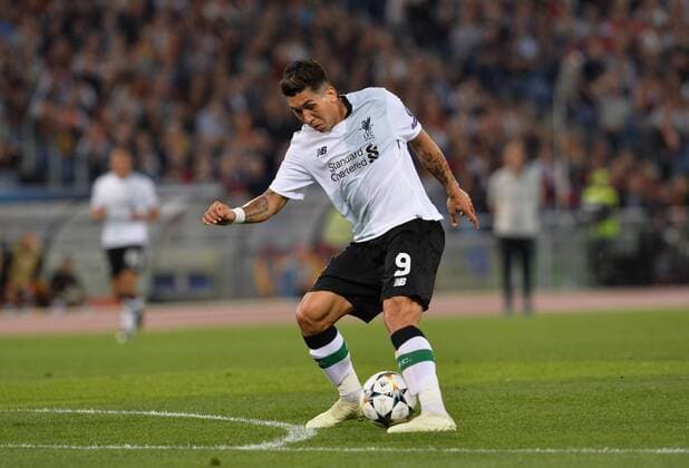 May 2, 2018 - Rome, Italy - Roberto Firmino during the UEFA Champions League semifinal match between AS Roma and FC Liverpool at the Olympic stadium on may 02, 2018 in Rome, Italy. A.S. Roma v Liverpool - UEFA Champions League Semi Final Second Leg  - ZUMAn230 20180502_zaa_n230_952 Copyright: xSilviaxLorex